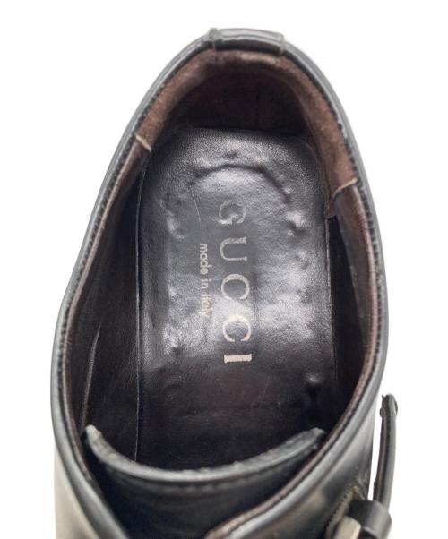 GUCCI（グッチ）GUCCI (グッチ) レザーシューズ ブラック サイズ:SIZE 42Eの古着・服飾アイテム