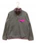 Patagonia（パタゴニア）の古着「W's LW Synch Snap-T P/O」｜グレー×ピンク