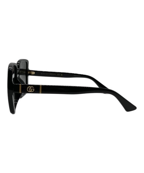 GUCCI（グッチ）GUCCI (グッチ) スクエアサングラス ブラックの古着・服飾アイテム
