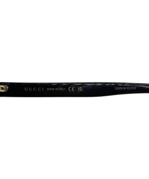 GUCCI（グッチ）GUCCI (グッチ) スクエアサングラス ブラックの古着・服飾アイテム