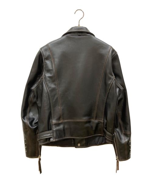 Simons（シモンズ）simons (シモンズ) ライダースジャケット ブラック サイズ:SIZE XLの古着・服飾アイテム