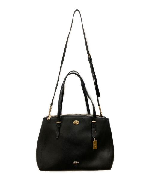 COACH（コーチ）COACH (コーチ) 2WAYショルダーバッグ ブラックの古着・服飾アイテム