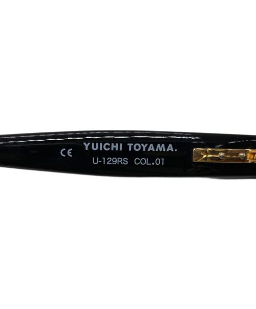 YUICHI TOYAMA.（ユウイチトヤマ）YUICHI TOYAMA. (ユウイチトヤマ) サングラス ブラック×ゴールド サイズ:SIZE 46□23 148の古着・服飾アイテム
