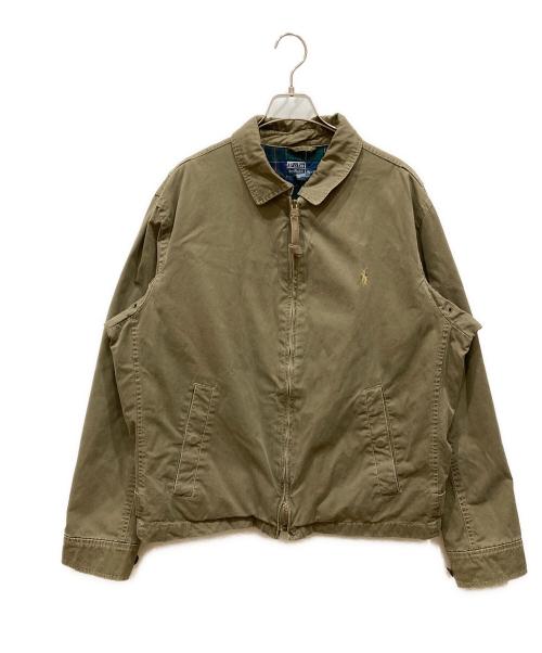 POLO RALPH LAUREN（ポロ・ラルフローレン）POLO RALPH LAUREN (ポロ・ラルフローレン) スイングトップ カーキ サイズ:SIZE XLの古着・服飾アイテム