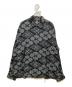 BUDSPOOL（バッズプール）の古着「花罰×麻 PATTERN SHIRT」｜ブラック×グレー