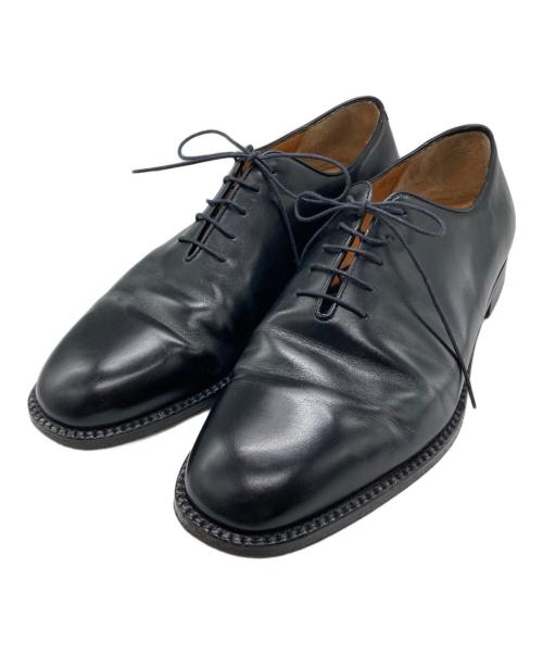 Salvatore Ferragamo（サルヴァトーレ フェラガモ）Salvatore Ferragamo (サルヴァトーレ フェラガモ) ホールカットシューズ　TRAMEZZA ブラック サイズ:SIZE 8 1/2の古着・服飾アイテム