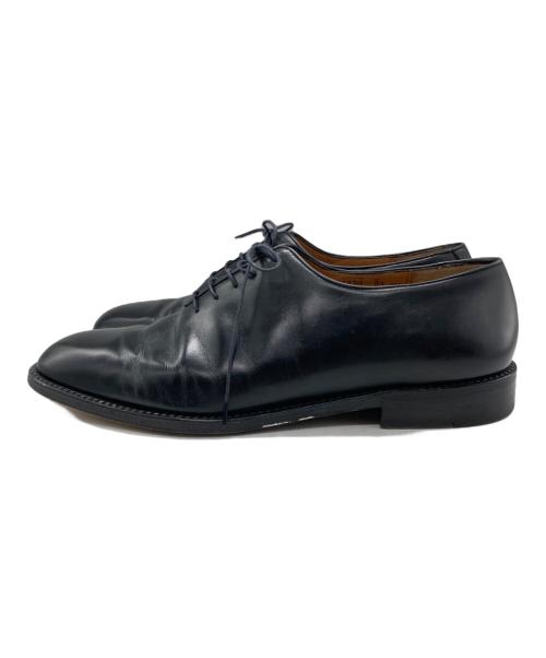 Salvatore Ferragamo（サルヴァトーレ フェラガモ）Salvatore Ferragamo (サルヴァトーレ フェラガモ) ホールカットシューズ　TRAMEZZA ブラック サイズ:SIZE 8 1/2の古着・服飾アイテム