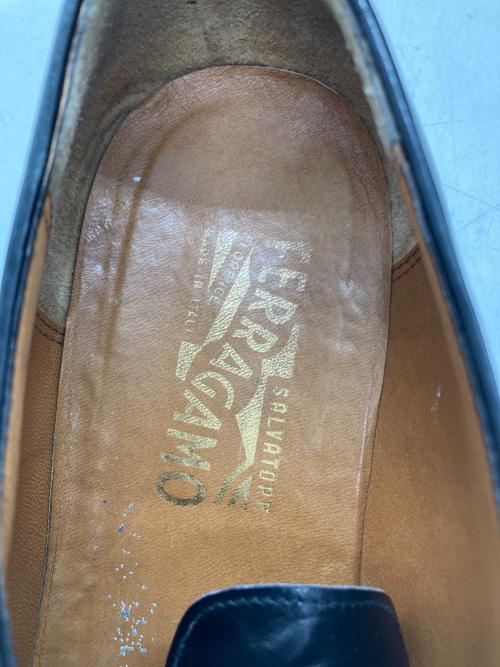 Salvatore Ferragamo（サルヴァトーレ フェラガモ）Salvatore Ferragamo (サルヴァトーレ フェラガモ) ホールカットシューズ　TRAMEZZA ブラック サイズ:SIZE 8 1/2の古着・服飾アイテム
