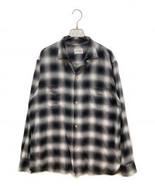 PENNEYS（ペニーズ）の古着「オンブレチェックシャツ」｜ブラック