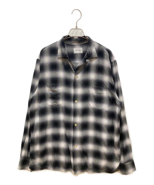 PENNEYS（ペニーズ）PENNEYS (ペニーズ) オンブレチェックシャツ ブラック サイズ:SIZE Sの古着・服飾アイテム