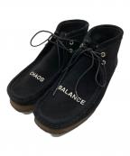 CLARKS×UNDERCOVERクラークス×アンダーカバー）の古着「Wallaby Chaos/Balance スエードブーツ」｜ブラック