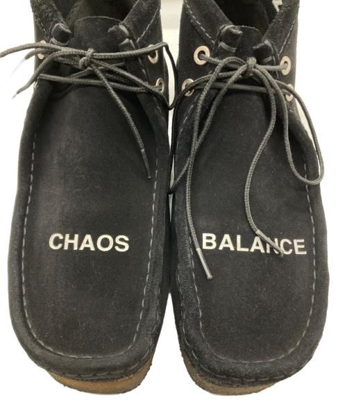 CLARKS（クラークス）CLARKS (クラークス) UNDERCOVER (アンダーカバー) Wallaby Chaos/Balance スエードブーツ ブラック サイズ:SIZE 26.5cmの古着・服飾アイテム