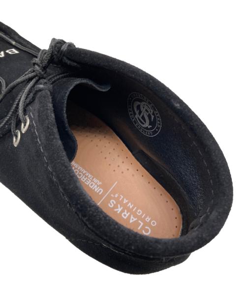 CLARKS（クラークス）CLARKS (クラークス) UNDERCOVER (アンダーカバー) Wallaby Chaos/Balance スエードブーツ ブラック サイズ:SIZE 26.5cmの古着・服飾アイテム