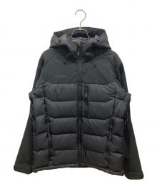 MAMMUT（マムート）の古着「Rime Pro IN Hybrid Hooded Jacket」｜ブラック