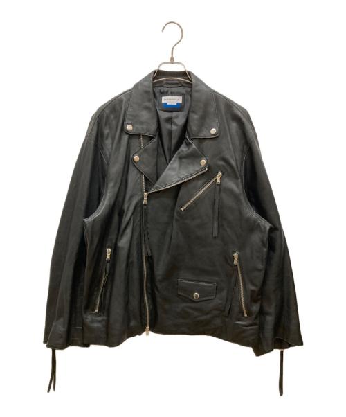 MAISON SPECIAL（メゾンスペシャル）MAISON SPECIAL (メゾンスペシャル) Lamb leather Prime-Over Double Rider Jacket ブラック サイズ:SIZE 01の古着・服飾アイテム