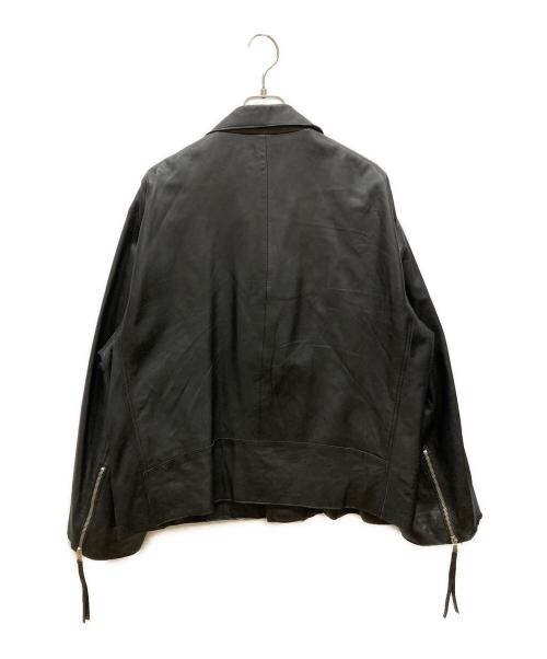 MAISON SPECIAL（メゾンスペシャル）MAISON SPECIAL (メゾンスペシャル) Lamb leather Prime-Over Double Rider Jacket ブラック サイズ:SIZE 01の古着・服飾アイテム
