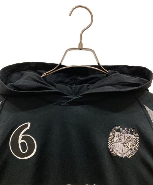 SUPREME（シュプリーム）Supreme (シュプリーム) Hooded Soccer Jersey ブラック サイズ:SIZE Mの古着・服飾アイテム