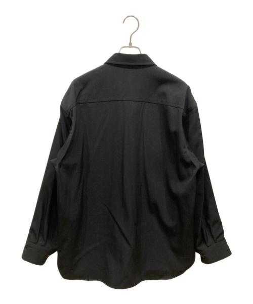 AURALEE（オーラリー）AURALEE (オーラリー) WOOL MAX GABARDINE SHIRTS ブラック サイズ:SIZE 4の古着・服飾アイテム