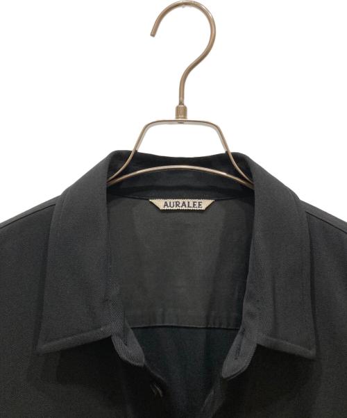 AURALEE（オーラリー）AURALEE (オーラリー) WOOL MAX GABARDINE SHIRTS ブラック サイズ:SIZE 4の古着・服飾アイテム