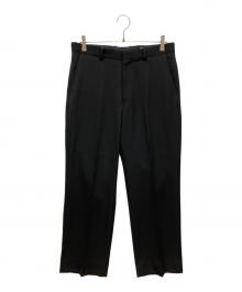 AURALEE（オーラリー）の古着「WOOL MAX GABARDINE SLACKS」｜ブラック