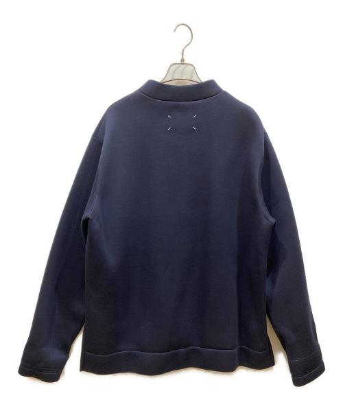 Maison Margiela（メゾンマルジェラ）Maison Margiela (メゾンマルジェラ) Scuba Sweatshirt ネイビー サイズ:SIZE 46の古着・服飾アイテム