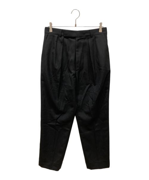 CELINE（セリーヌ）CELINE (セリーヌ) WAVEウールギャバジンツープリーツニューウェーブパンツ ブラック サイズ:SIZE 48の古着・服飾アイテム