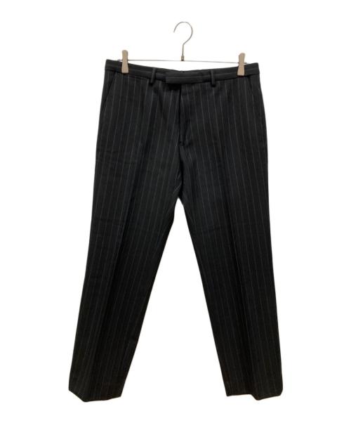 DRIES VAN NOTEN（ドリスヴァンノッテン）DRIES VAN NOTEN (ドリスヴァンノッテン) ストライプパンツ ブラック サイズ:SIZE 48の古着・服飾アイテム
