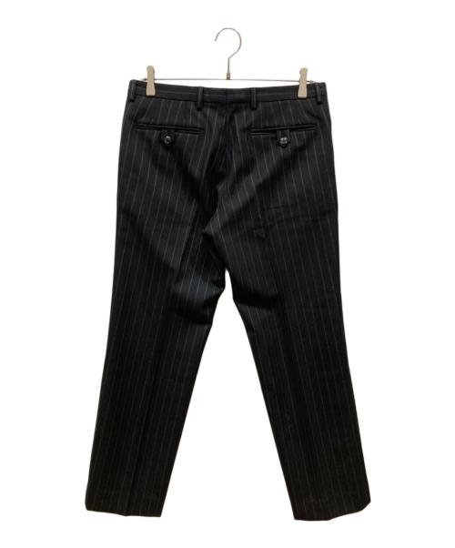 DRIES VAN NOTEN（ドリスヴァンノッテン）DRIES VAN NOTEN (ドリスヴァンノッテン) ストライプパンツ ブラック サイズ:SIZE 48の古着・服飾アイテム