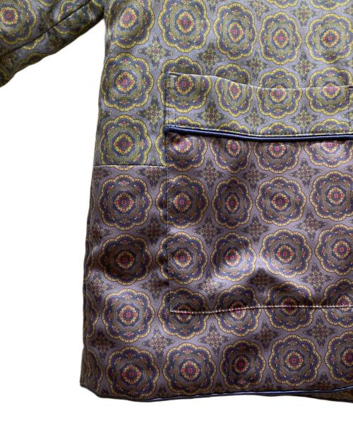 JohnUNDERCOVER（ジョンアンダーカバー）JohnUNDERCOVER (ジョンアンダーカバー) 小紋柄 パテッドシャツジャケット グレー サイズ:SIZE 3の古着・服飾アイテム