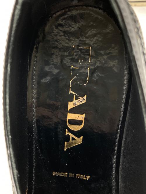 PRADA（プラダ）PRADA (プラダ) ウィングチップシューズ ブラック サイズ:SIZE 35の古着・服飾アイテム