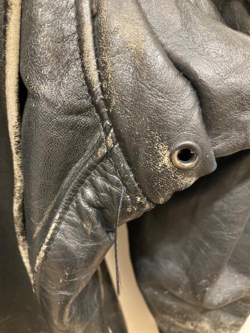 Schott（ショット）Schott (ショット) スタンドカラーシングルライダース ブラック サイズ:SIZE 34の古着・服飾アイテム