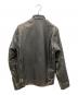 Schott (ショット) スタンドカラーシングルライダース ブラック サイズ:SIZE 34：11000円