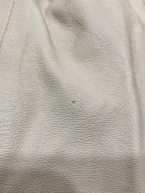 BURBERRY PRORSUM（バーバリープローサム）BURBERRY PRORSUM (バーバリープローサム) レザージャケット アイボリー サイズ:不明の古着・服飾アイテム
