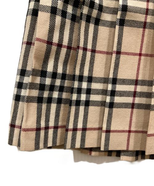 BURBERRY BLUE LABEL（バーバリー ブルー レーベル）BURBERRY BLUE LABEL (バーバリー ブルー レーベル) ノバチェックミニスカート ベージュ サイズ:SIZE 38の古着・服飾アイテム