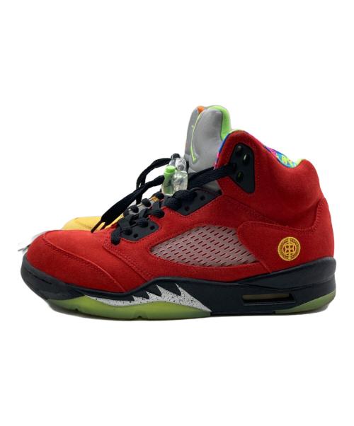 NIKE（ナイキ）NIKE (ナイキ) Air Jordan 5 What The レッド×イエロー サイズ:SIZE 27.5cmの古着・服飾アイテム