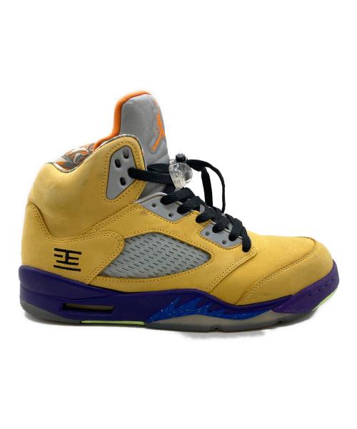 NIKE（ナイキ）NIKE (ナイキ) Air Jordan 5 What The レッド×イエロー サイズ:SIZE 27.5cmの古着・服飾アイテム