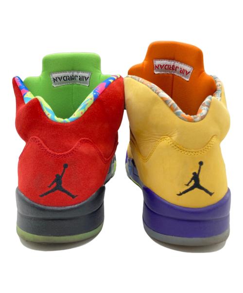 NIKE（ナイキ）NIKE (ナイキ) Air Jordan 5 What The レッド×イエロー サイズ:SIZE 27.5cmの古着・服飾アイテム