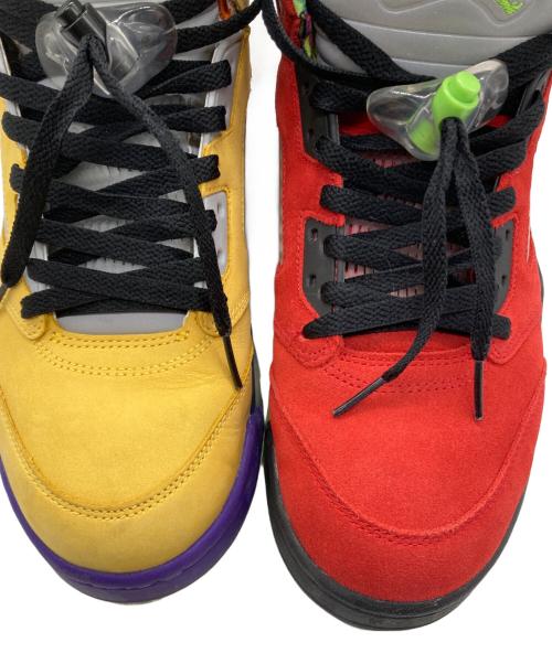 NIKE（ナイキ）NIKE (ナイキ) Air Jordan 5 What The レッド×イエロー サイズ:SIZE 27.5cmの古着・服飾アイテム