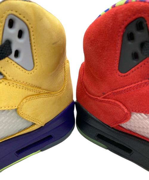NIKE（ナイキ）NIKE (ナイキ) Air Jordan 5 What The レッド×イエロー サイズ:SIZE 27.5cmの古着・服飾アイテム
