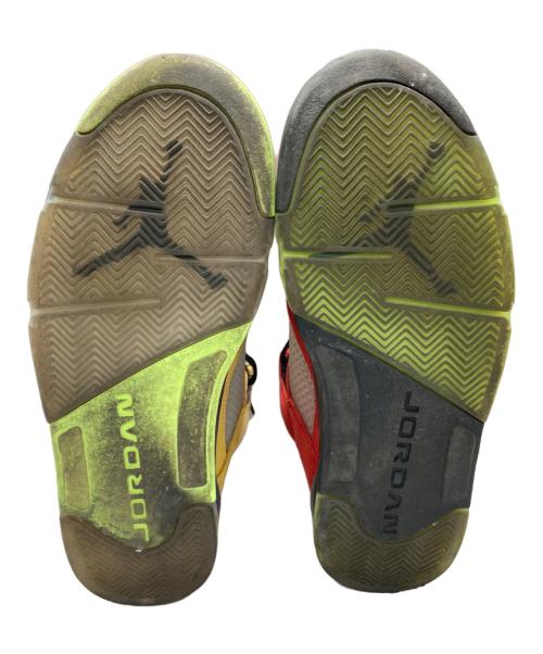 NIKE（ナイキ）NIKE (ナイキ) Air Jordan 5 What The レッド×イエロー サイズ:SIZE 27.5cmの古着・服飾アイテム