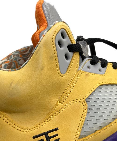 NIKE（ナイキ）NIKE (ナイキ) Air Jordan 5 What The レッド×イエロー サイズ:SIZE 27.5cmの古着・服飾アイテム