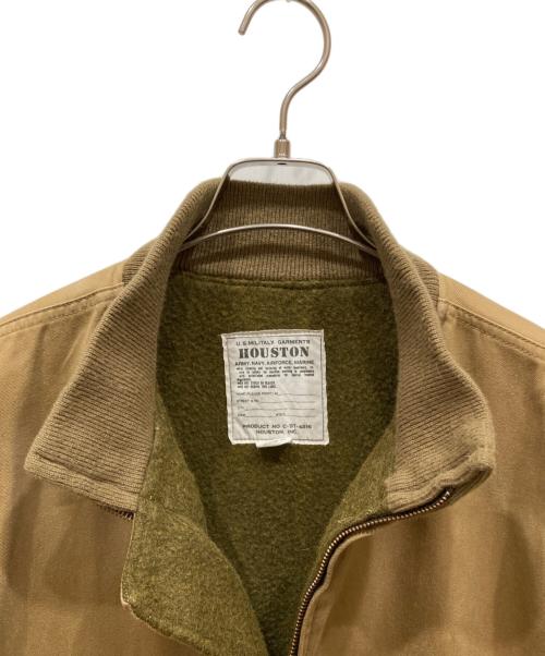 HOUSTON（ヒューストン）HOUSTON (ヒューストン) タンカースジャケット カーキ サイズ:SIZE Lの古着・服飾アイテム