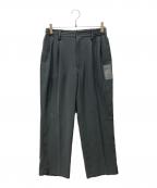 N.HOOLYWOODエヌ ハリウッド）の古着「DOUBLE TUCK TROUSERS」｜グレー