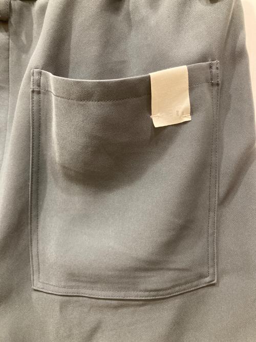 N.HOOLYWOOD（エヌ ハリウッド）N.HOOLYWOOD (エヌ ハリウッド) DOUBLE TUCK TROUSERS グレー サイズ:SIZE 36の古着・服飾アイテム