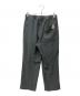 N.HOOLYWOOD (エヌ ハリウッド) DOUBLE TUCK TROUSERS グレー サイズ:SIZE 36：15000円
