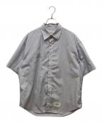 WTAPSダブルタップス）の古着「TXT 01 / SS / CTPL. BROADCLOTH. TEXTILE」｜ブルー×ホワイト