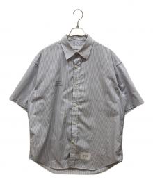 WTAPS（ダブルタップス）の古着「TXT 01 / SS / CTPL. BROADCLOTH. TEXTILE」｜ブルー×ホワイト