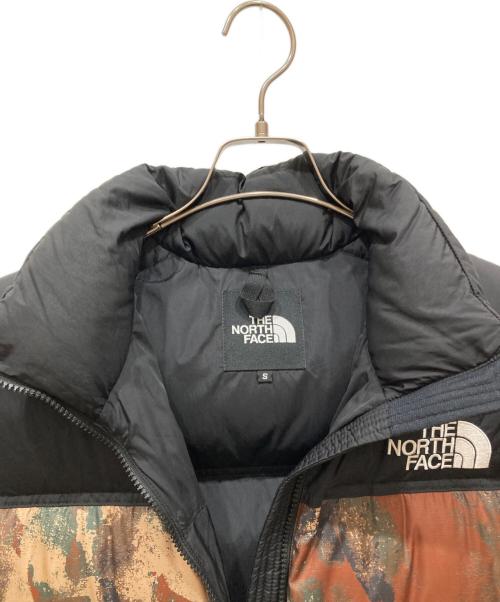 THE NORTH FACE（ザ ノース フェイス）THE NORTH FACE (ザ ノース フェイス) ノベルティーヌプシベスト　Novelty Nuptse Vest ブラック×ブラウン サイズ:SIZE Sの古着・服飾アイテム