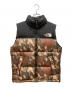 THE NORTH FACE（ザ ノース フェイス）の古着「ノベルティーヌプシベスト　Novelty Nuptse Vest」｜ブラック×ブラウン