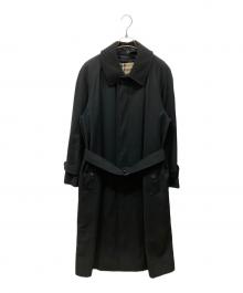 BURBERRY LONDON（バーバリーロンドン）の古着「ウールライナー付ステンカラーコート」｜ブラック×ベージュ